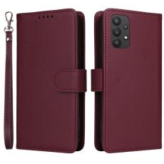 BETOPNICE - BETOPNICE Samsung Galaxy A32 5G/M32 5G Fodral - Vinröd PU Läder