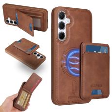 BETOPNICE - BETOPNICE Samsung Galaxy A35 5G Fodral - &Auml;kta l&auml;der - Brun