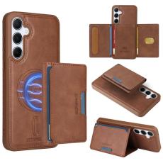 BETOPNICE - BETOPNICE Samsung Galaxy A55 5G Fodral - &Auml;kta l&auml;der - Brun