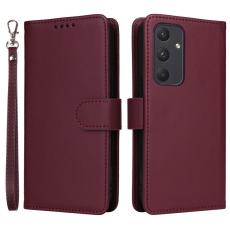 BETOPNICE - BETOPNICE Samsung Galaxy A55 5G Fodral - &Auml;kta l&auml;der - Vinr&ouml;d