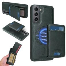 BETOPNICE - BETOPNICE Samsung Galaxy S21 4G Fodral &Auml;kta l&auml;der - Gr&ouml;n