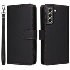 BETOPNICE - BETOPNICE Samsung Galaxy S21 FE 5G Fodral - &Auml;kta l&auml;der - Svart