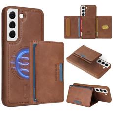 BETOPNICE - BETOPNICE Samsung Galaxy S22 5G Fodral Äkta läder - Brun