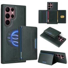 BETOPNICE - BETOPNICE Samsung Galaxy S22 Ultra 5G Fodral Äkta läder - Grön