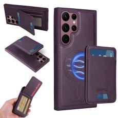 BETOPNICE - BETOPNICE Samsung Galaxy S22 Ultra 5G Fodral Äkta läder - Lila