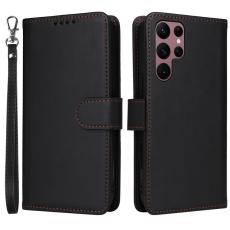 BETOPNICE - BETOPNICE Samsung Galaxy S22 Ultra 5G Fodral - Äkta läder - Svart