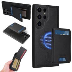 BETOPNICE - BETOPNICE Samsung Galaxy S23 Ultra Fodral Äkta läder - Svart