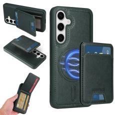 BETOPNICE - BETOPNICE Samsung Galaxy S24 Fodral Äkta läder - Grön