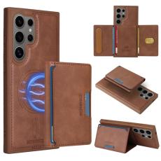 BETOPNICE - BETOPNICE Samsung Galaxy S24 Ultra Fodral - Äkta läder - Brun