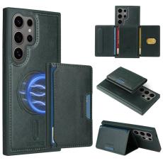 BETOPNICE - BETOPNICE Samsung Galaxy S24 Ultra Fodral Äkta läder - Grön