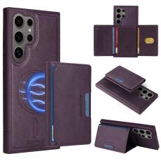 BETOPNICE - BETOPNICE Samsung Galaxy S24 Ultra Fodral - Äkta läder - Lila