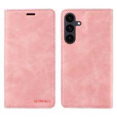 BETOPNICE - BETOPNICE Samsung Galaxy S25 FE Fodral &Auml;kta l&auml;der - Rosa