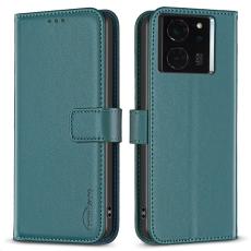 BINFEN COLOR - BINFEN COLOR BF17 för Xiaomi 14T Fodral Wallet Äkta läder - Grön