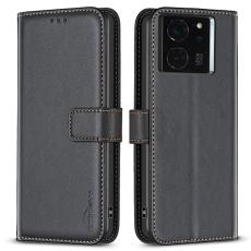 BINFEN COLOR - BINFEN COLOR BF17 för Xiaomi 14T Fodral Wallet Äkta läder - Svart