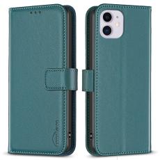 BINFEN COLOR - BINFEN COLOR BF17 iPhone 11 Fodral PU Läder - Grön