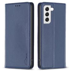 BINFEN COLOR - BINFEN COLOR BF18 Samsung Galaxy S21+ Fodral PU Läder - Blå