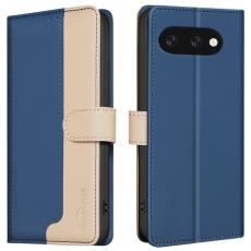 BINFEN COLOR - BINFEN COLOR BF33 för Google Pixel 9a Fodral Äkta läder - Blå