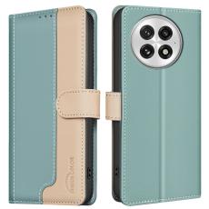 BINFEN COLOR - BINFEN COLOR BF33 för OnePlus 13 Fodral Äkta läder - Grön