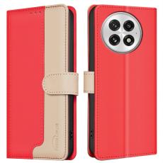BINFEN COLOR - BINFEN COLOR BF33 för OnePlus 13 Fodral Äkta läder - Röd
