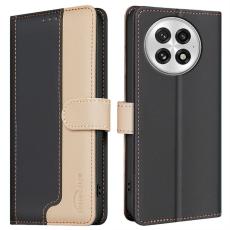 BINFEN COLOR - BINFEN COLOR BF33 för OnePlus 13 Fodral Äkta läder - Svart