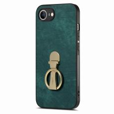 CASENEO - CASENEO D22 för iPhone 16e Fodral Fällbart Retro Läder - Grön