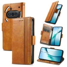 CASENEO - CASENEO För Nothing Phone (3a) Skal i PU-läder - Mörkbrun