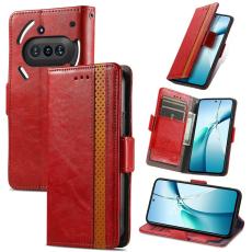 CASENEO - CASENEO For Nothing Phone (3a) Skal PU Läder - Röd