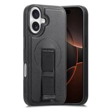 CASENEO - CASENEO iPhone 17 Fodral Magnetiskt PU L&auml;der - Svart