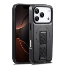 CASENEO - CASENEO iPhone 17 Pro Max Fodral Magnetiskt PU L&auml;der - Svart