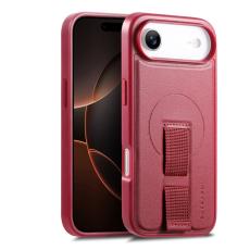 CASENEO - CASENEO iPhone Air Magnetic Fodral Äkta läder - Röd