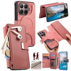 CASENEO - CASENEO MW-02 Fodral för Xiaomi 15T Pro - Äkta läder - Rosa