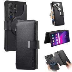 CASENEO - CASENEO MW-02 Samsung Galaxy S24 Ultra Fodral PU Läder - Svart