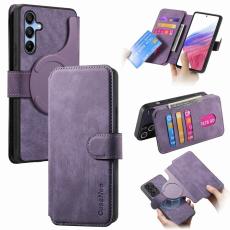 CASENEO - CASENEO MW-03 Fodral f&ouml;r Samsung Galaxy A16 4G/5G - L&auml;der - Lila