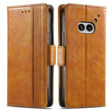 CASENEO - CASENEO Phone (2a) Fodral PU Läder Ställ med RFID - Ljusbrun