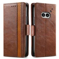 CASENEO - CASENEO Phone (2a) Skal i PU-läder med RFID-blockering - Mörkbrun