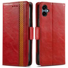 CASENEO - CASENEO Samsung Galaxy A06 Fodral i PU-läder - Röd