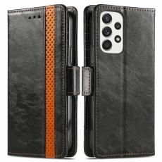 CASENEO - CASENEO Samsung Galaxy A33 5G Skal PU L&auml;der - Svart