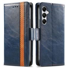 CASENEO - CASENEO Samsung Galaxy A35 5G Skal PU L&auml;der - Bl&aring;