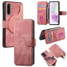 CASENEO - CASENEO Samsung Galaxy A36 5G Fodral - &Auml;kta l&auml;der - Rosa