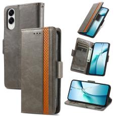 CASENEO - CASENEO Samsung Galaxy S25 Edge Fodral PU Läder - Grå