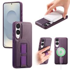 CASENEO - CASENEO Samsung Galaxy S25 Edge Fodral - PU Läder - Lila