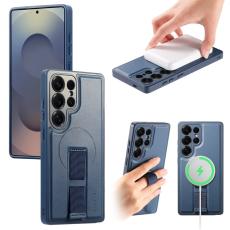 CASENEO - CASENEO Samsung Galaxy S25 Ultra Fodral - PU Läder - Blå