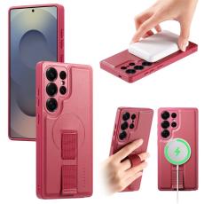 CASENEO - CASENEO Samsung Galaxy S25 Ultra Fodral - PU Läder - Röd