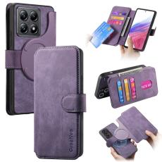 CASENEO - CASENEO Xiaomi 14T Fodral - Äkta läder - Lila