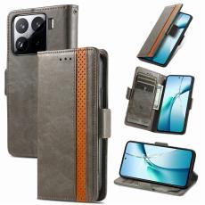 CASENEO - CASENEO Xiaomi 15 Skal PU Läder Fodral med RFID - Grå