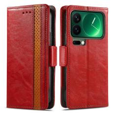 CASENEO - CASENEO Xiaomi 17 Pro Max Skal PU Läder - Röd