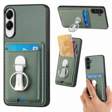 CASENEO - D.G Ming Samsung Galaxy S25 Edge Skal Äkta läder - Grön