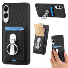 CASENEO - D.G Ming Samsung Galaxy S25 Edge Skal Äkta läder - Svart