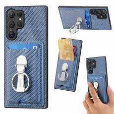 CASENEO - D.G Ming Samsung Galaxy S25 Ultra Skal Äkta läder - Blå