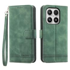 DIERFENG - DIERFENG DF-03 för Xiaomi 17 Fodral Äkta läder - Grön